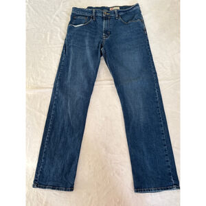 Men's Wrangler Blue Slim Straight Jeans Waist 32